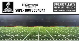 McGettigan's JLT Super Bowl Sunday 2019
