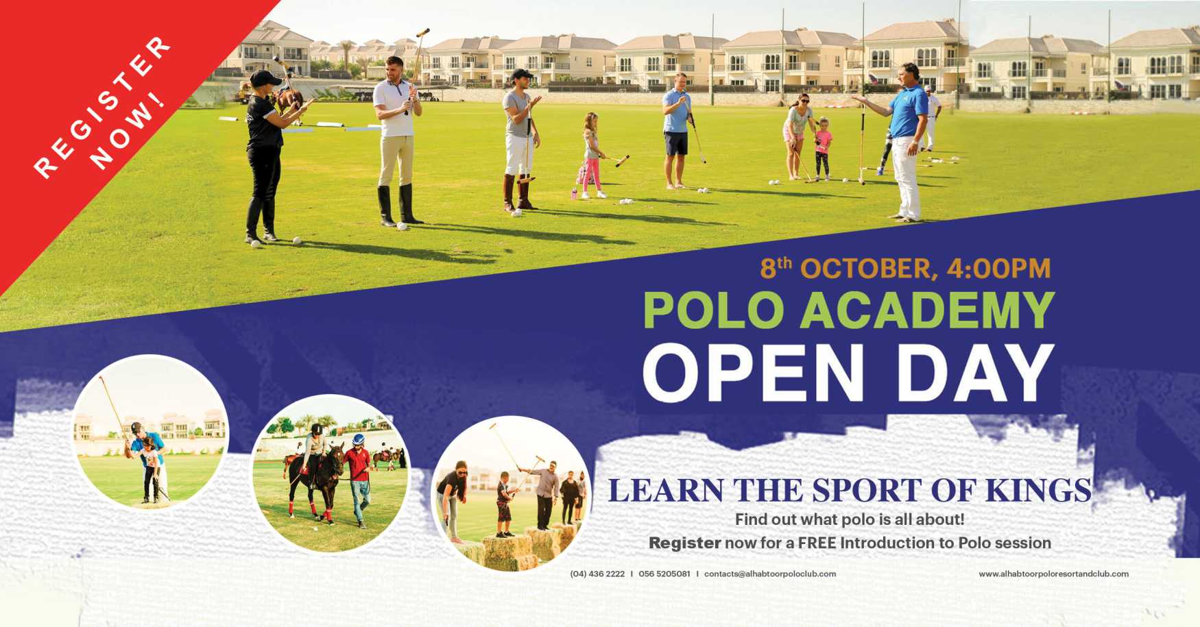 Al Habtoor Polo Academy Open Day 2021