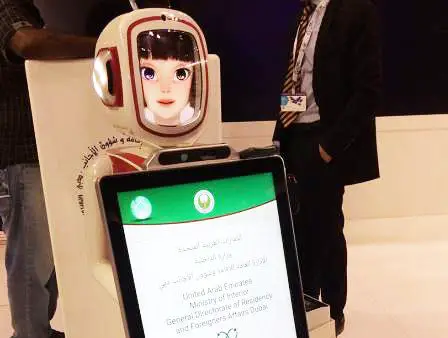 Now, visas for arrival and renewal, handled by robots at Dubai Airport