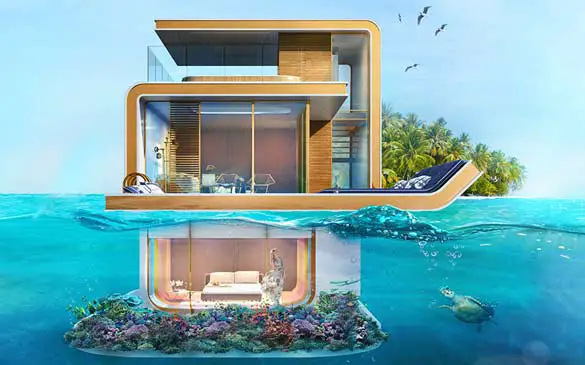 floating villas dubai
