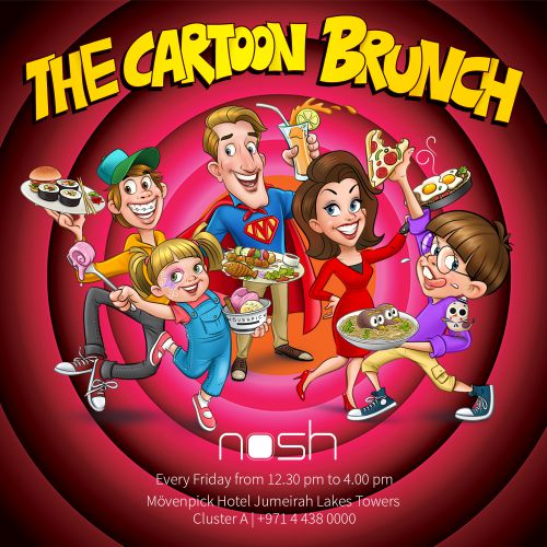 The Cartoon Brunch at Nosh Restaurant