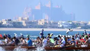 Dubai Traditional Rowing Race: Heat 1