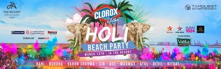 Clorox Holi Beach party 2020