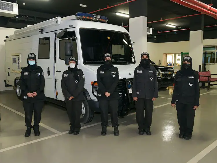 Dubai Police’s all-women team geared up to defuse bombs