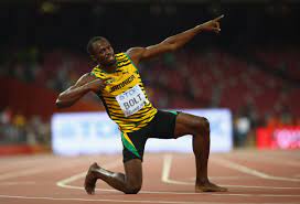 Join Usain Bolt for a run at the world fair