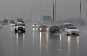 Winter rains shower Dubai