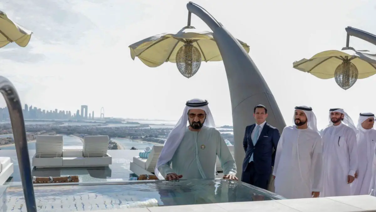 Sheikh Mohammed visits new ultra-luxury Atlantis hotel